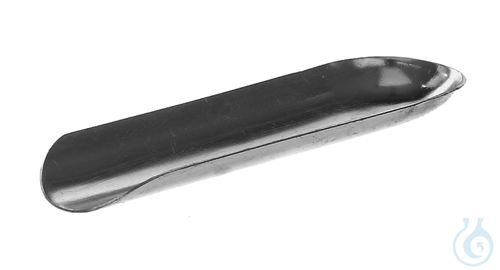 Weighing scoop 18/10 steel, L=200mm, D=55-100mm