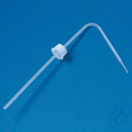 Wash head: screw cap ETFE + del.tube FEP, for wash bottles of PFA, GL 25
