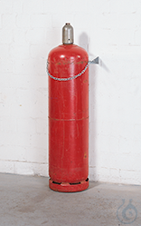 gas cylinder retainer steel galv., for 1 bottle (?320), 372x221x60