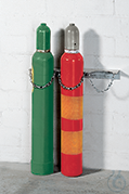 gas cylinder retainer steel galv., for 3 bottles (?140), 576x131x60