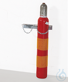 gas cylinder retainer steel galv., for 2 bottles (?140), 384x131x60