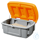 Grit container without dispensing hatch PE orange V=100 L, 975x705x460