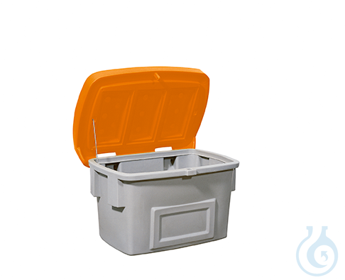 Grit container without dispensing hatch PE orange V=200 L, 975x705x665