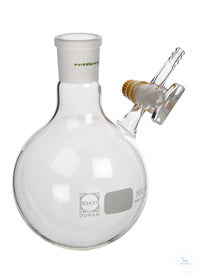 Nitrogen flask, 50 ml, socket size 29/32, side stopcock 2,5 mm bore,