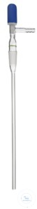Gas inlet tube, cone size 14,5/23, with PTFE-valve 0 - 3 mm