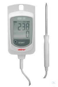 EBI 25-TE, Temperature Logger with external probe for wireless data transmission