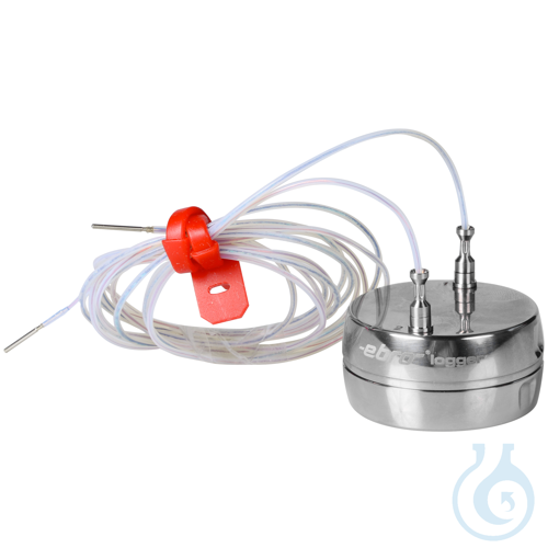 EBI 12-T470, Temperature data logger, 2-channels, flexible wired probes 600 mm.