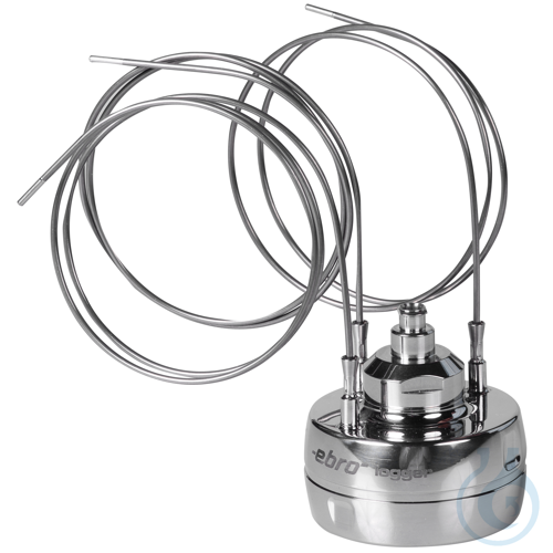 EBI 12-TP422, Pressure-Temperature data logger, 4-channels, axial, bendable, 500