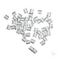 Raschig rings, 4 x 4 mm, Soda-lime glass