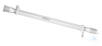 Liebig condenser, cone size 29/32, socket size 29/32, length 250 mm