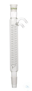 Jacketed coil condenser, cone size 29/32, socket size 29/32,