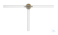 Stopcock/T-bore, solid glass plug size 14,5/2,5 mm bore