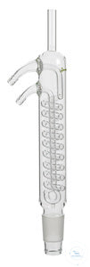 Dimroth condenser for extractor 2000 ml, cone size 45/40, double cooling coil