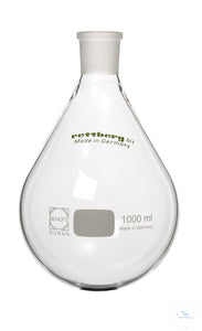 Rotary evaporator flask, 5 ml, socket size 14,5/23, pear-shaped,