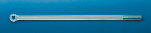 Magn. stirring bar retriever, 300 x 10 mm, PP, with ring