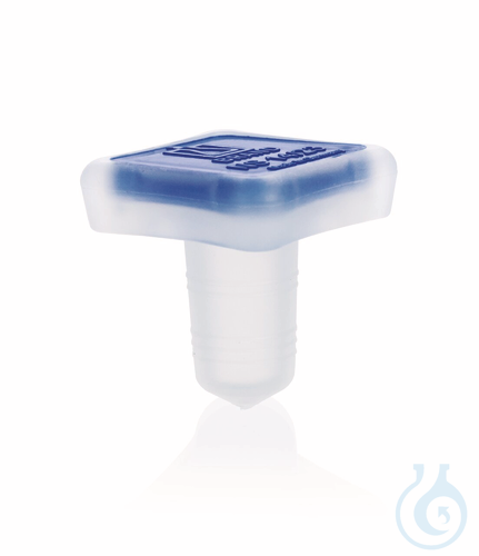 Conical joint stopper, PP, NS 14/23 square grip hollow seal. rings