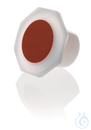 Conical joint stopper, PE-LD, NS 34/35 octag. grip hollow seal. rings