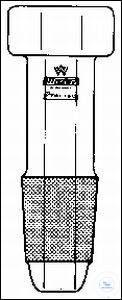 Stirrer guides, w. fused-on stirrer bea