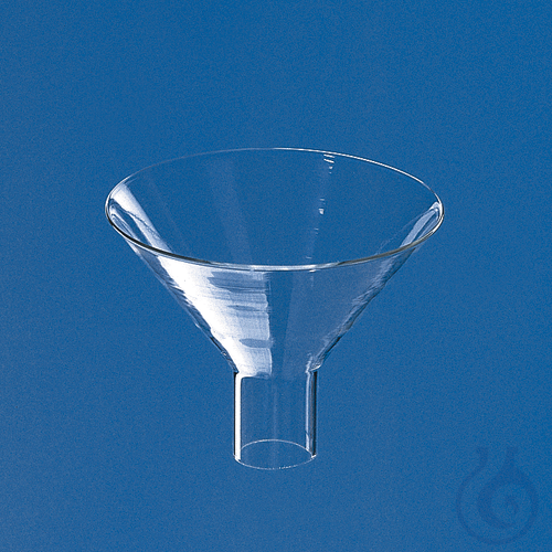 Powder funnel, Boro 3.3, glass, top dia. 60 mm, bottom dia. 20 mm