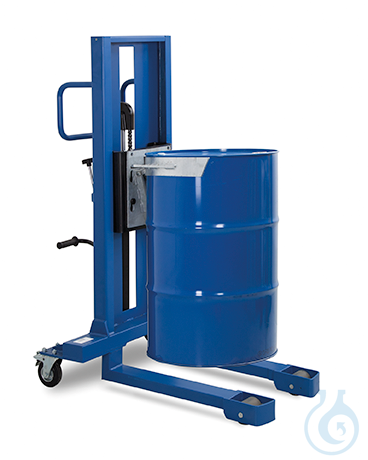 drum lifter made of steel (with clamp), narrow running gear