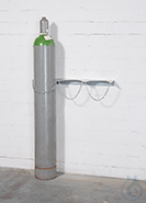 gas cylinder retainer steel galv., for 3 bottles (?230), 840x175x60
