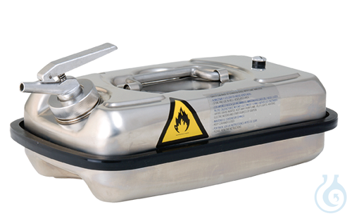 Safety canister st.steel 1.4404 pol. V=5 L, 234x402x126