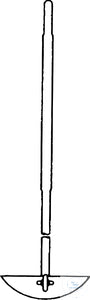 Stirrers with lateral PTFE Stirrer blade