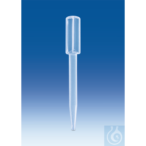 Dropping pipette, PE-LD, length 98 mm, 1,8 ml, with integrated pipetting bulb