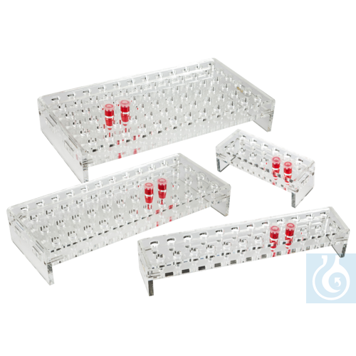 neoLabLine Acrylgestell für 4 x 12 Eppendorf-Reaktionsgefäße 0,5 ml