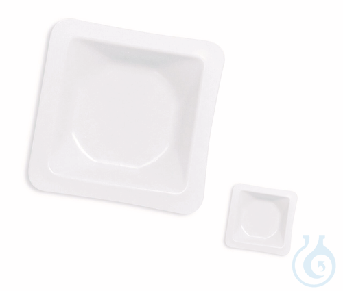 Weighing dish, PS, square, antistatic, 7 ml, 45 x 45 x 7 mm
