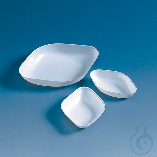 Weighing dish, PS, diamond shape, antistat., 100 ml 119 x 90 x 19 mm