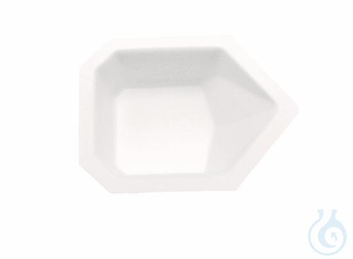 Weighing dish, PS, with spout, antistatic, 13 ml 45 x 57 x 13 mm