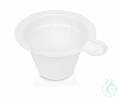 Weighing dish, PS, round w. handle, antistat., 50 ml 80 x 43 mm