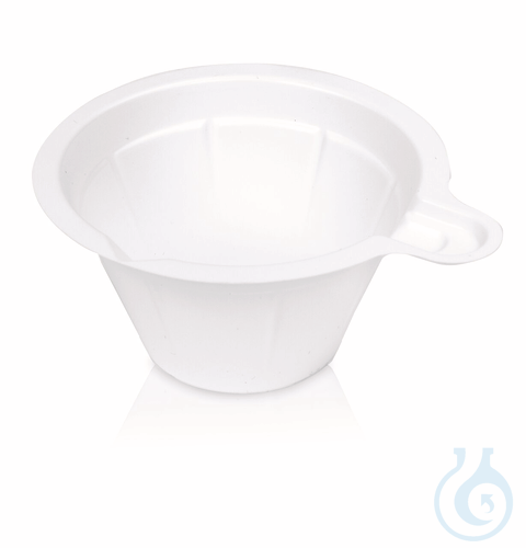 Weighing dish, PS, round w. handle, antistat., 100 ml 90 x 48 mm