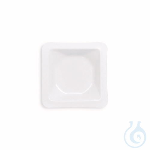 Weighing dish, PS, square, antistatic, 7 ml, 45 x 45 x 7 mm, sterile