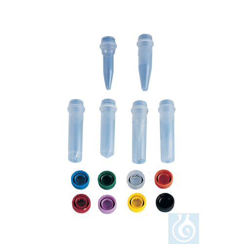 neoChoice Reaktionsgefäße m. Schraubgewinde, 2,0 ml, spitzkonisch, 500 St./Pack