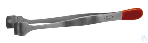 Forceps 18/10 steel for filter paper, L=125mm
