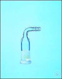 Suction tube, with socket, bent, ST 14/2