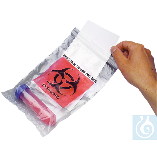 neoChoice Versandbeutel Biohazard, 150 x 225 mm, 100 St./Pack