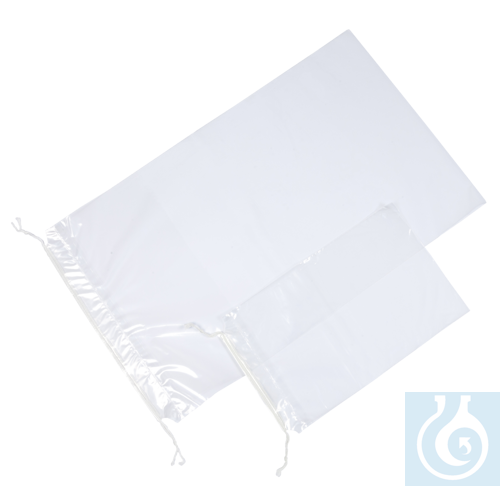 neoChoice Kordelzug-Beutel (PE), transparent, 30 x 50 cm, 100 Stck./Pack