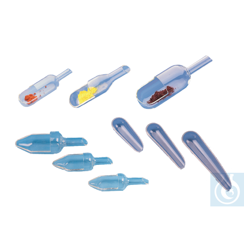 neoChoice Glas-Wägeschiffchen, vorne rund, 6 ml, 95 mm lg.