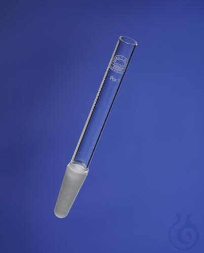 Filter Candle, Conical Ø 25 mm, H 65 mm, Por. 4, with Tube