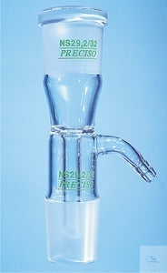 Receiver adapters, straight, w. vacuum