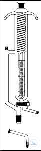 Distillation head, w. condenser and stor