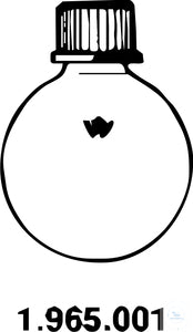 Flask, round bottom, 100 ml, GL 25/12