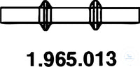 Connection tubes, straight, 2 FA 10