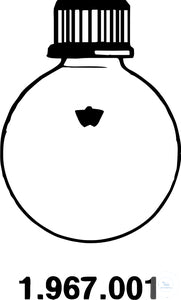 Flask, round bottom, 100 ml, GL 25/12
