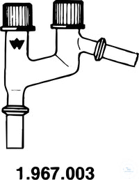 Claisen head, 1 FA 12, 1 FA 10, 1 GL 18