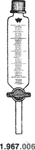 Dropping funnel, cylindrical, grad., S