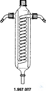 Jacketed coil condenser, 200 mm, 1 GL